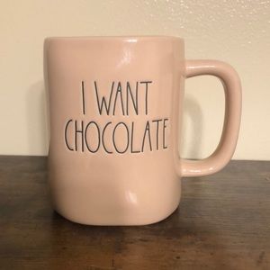 Rae Dunn I WANT CHOCOLATE Mug